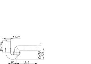 DALLMER Röhren-Siphon Dallmer - DALLMER Röhren-Siphon