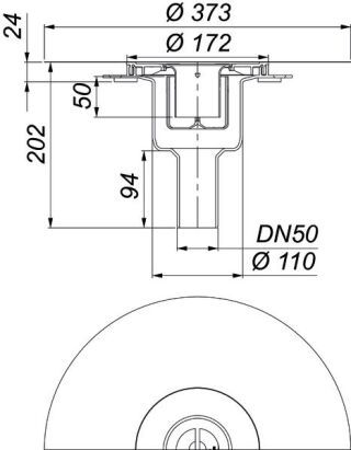DALLMER DallDrain Ablaufgehäuse senkrecht Dallmer - DALLMER DallDrain Ablaufgehäuse senkrecht (GTIN: 4001636517234, HAN: 517234)