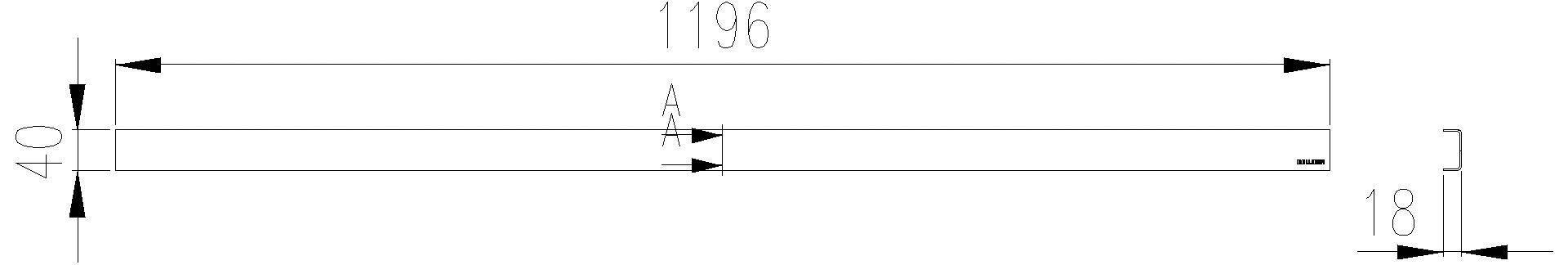 Dallmer - DALLMER Abdeckung CeraLine Standard, 1200 mm