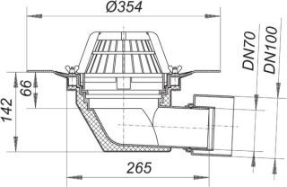 DALLMER Dachablauf 64 Dallmer - DALLMER Dachablauf 64