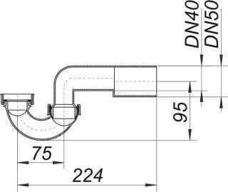 DALLMER Dusch- u. Badewannen-Siphon 200 Dallmer - DALLMER Dusch- u. Badewannen-Siphon 200 (GTIN: 4001636170606, HAN: 170606)