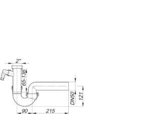 DALLMER Röhren-Siphon Dallmer - DALLMER Röhren-Siphon