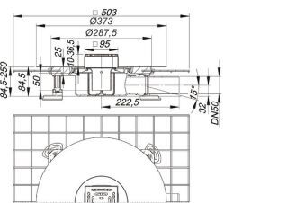 DALLMER CeraDrain Pure Bodenablauf  Dallmer - DALLMER CeraDrain Pure Bodenablauf  (GTIN: 4001636518347, HAN: 518347)