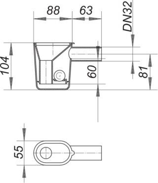 DALLMER Tropfwasser-Siphon Dallmer - DALLMER Tropfwasser-Siphon