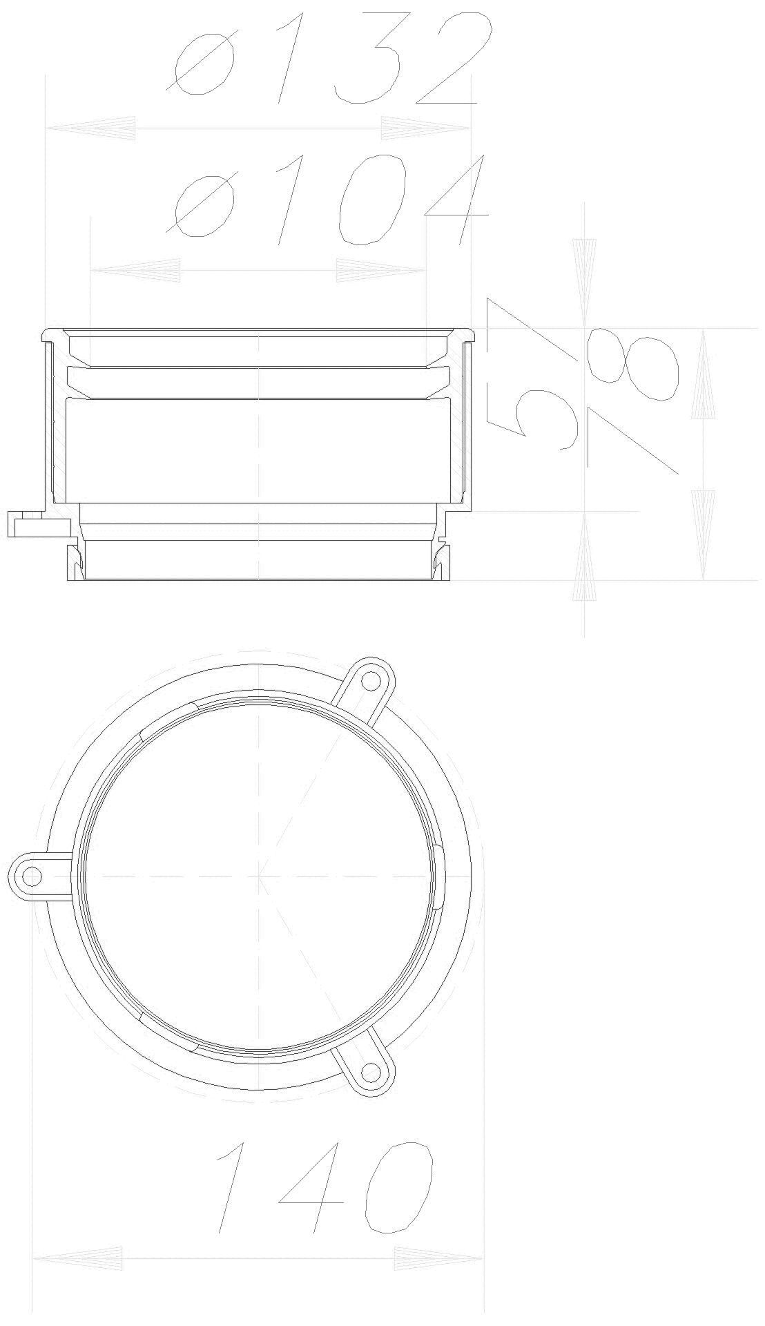 DALLMER Einsteckmuffe 85