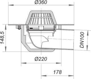 DALLMER Dachablauf 64 Dallmer - DALLMER Dachablauf 64