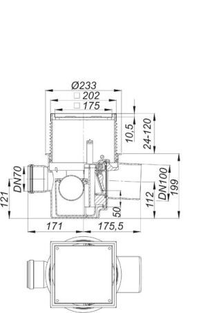 DALLMER DallFlex DallSafe Rückstau-Kellerablauf Dallmer - DALLMER DallFlex DallSafe Rückstau-Kellerablauf