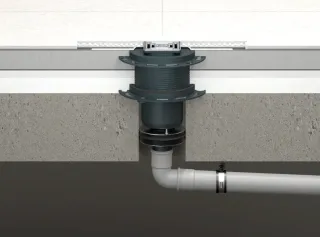 Brandschutz-Systemtechnik für Bodenabläufe und Duschrinnen Brandschutz-Systemtechnik für Bodenabläufe und Duschrinnen