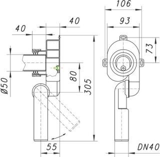 DALLMER Urinal-Absaug-Siphon Dallmer - DALLMER Urinal-Absaug-Siphon
