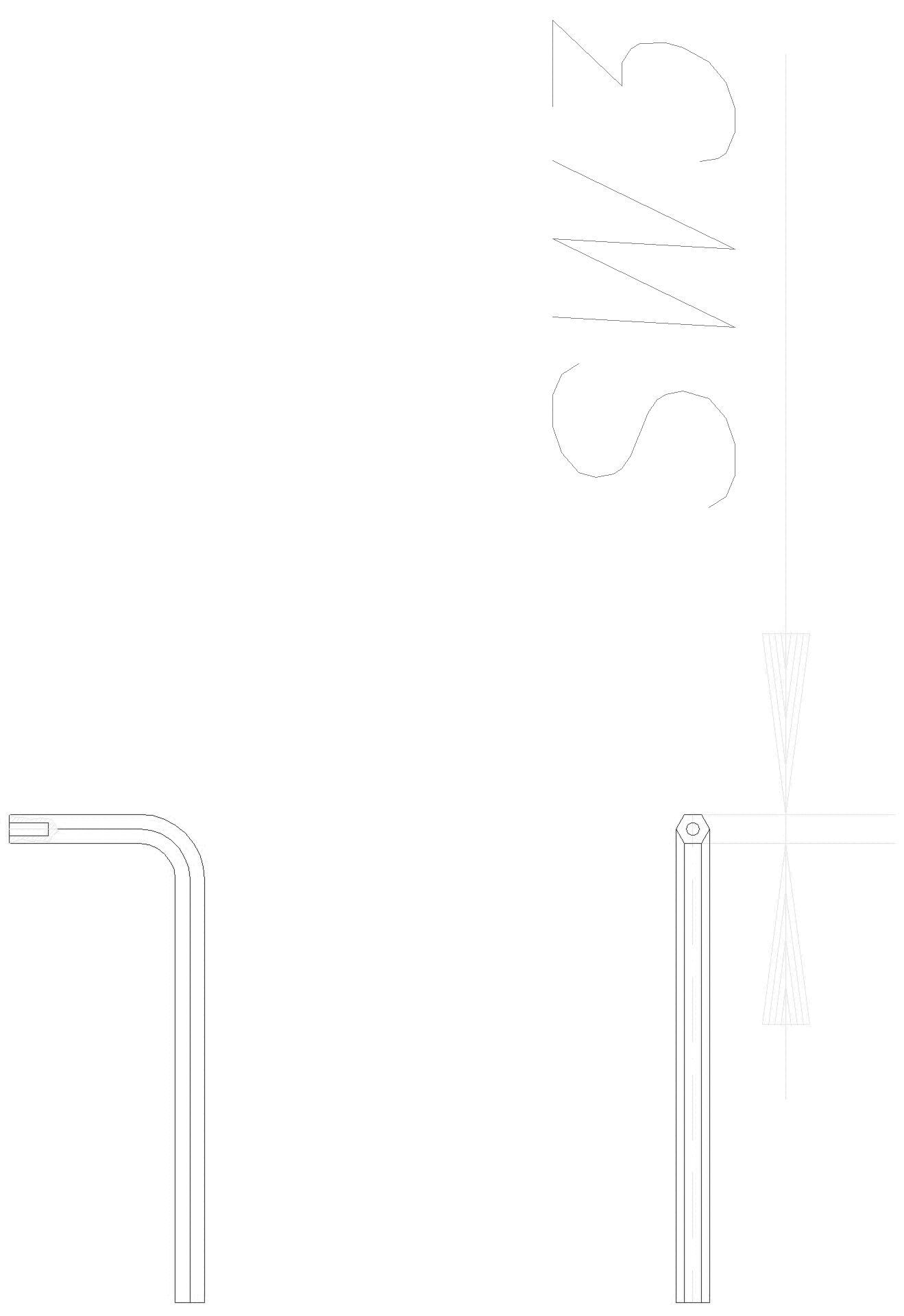 Dallmer - DALLMER Schlüssel zu Sicherheitsschraube M 5, SW 3