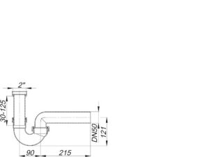 DALLMER Röhren-Siphon Dallmer - DALLMER Röhren-Siphon