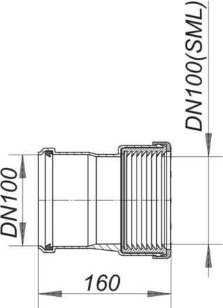 DALLMER HT/SML-Rohrverbinder Dallmer - DALLMER HT/SML-Rohrverbinder