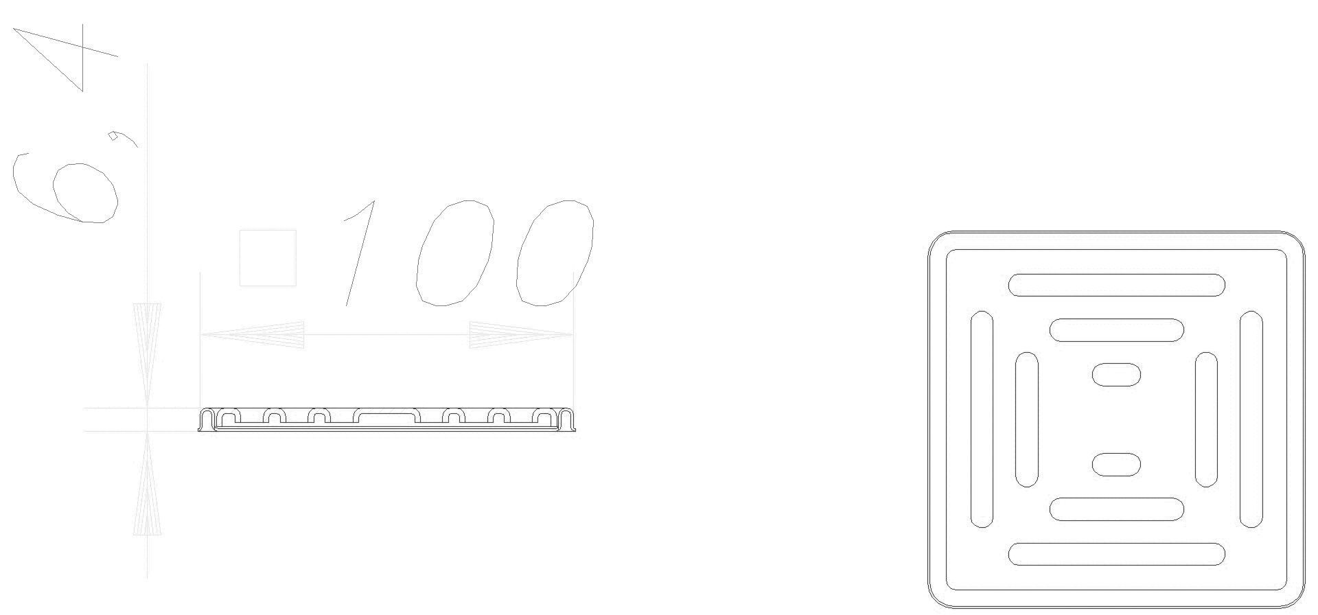 DALLMER RENO-Aufsatz, 100 x 100 mm
