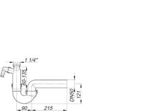 DALLMER Röhren-Siphon Dallmer - DALLMER Röhren-Siphon