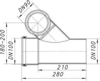 DALLMER Wand-WC-Anschluss Dallmer - DALLMER Wand-WC-Anschluss