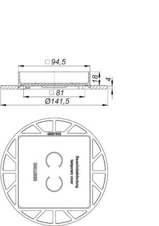 DALLMER DallDrain Individual Aufsatz N Dallmer - DALLMER DallDrain Individual Aufsatz N (GTIN: 4001636517180, HAN: 517180)