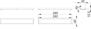 DALLMER CeraWall Individual Duo Abdeckung Dallmer - DALLMER CeraWall Individual Duo Abdeckung