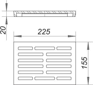 DALLMER Rost Kellerablauf 71 Dallmer - DALLMER Rost Kellerablauf 71
