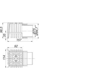 DALLMER Attika-Laubfangkorb Dallmer - DALLMER Attika-Laubfangkorb