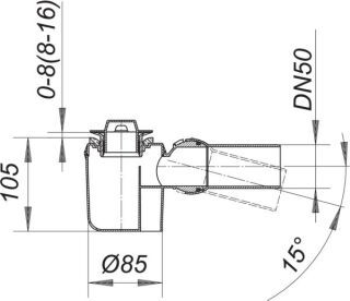 DALLMER TELOS Ablaufgehäuse Dallmer - DALLMER TELOS Ablaufgehäuse (GTIN: 4001636150011, HAN: 150011)