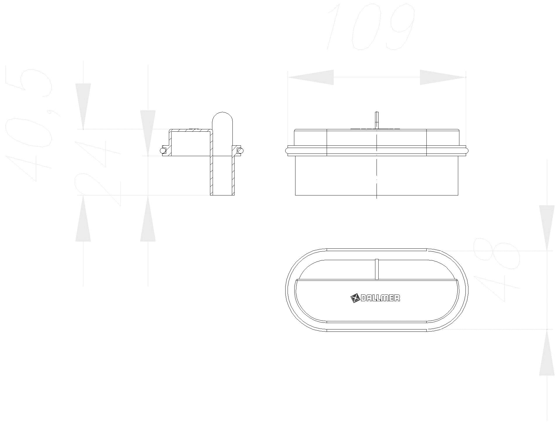 Dallmer - DALLMER Geruchverschluß CeraLine NANO