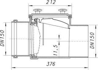 DALLMER Stausafe Rückstauverschluss E Dallmer - DALLMER Stausafe Rückstauverschluss E