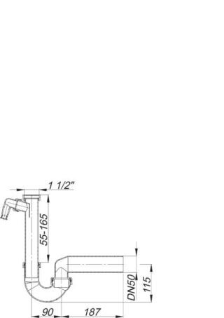 DALLMER Röhren-Siphon Dallmer - DALLMER Röhren-Siphon