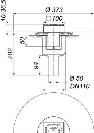DALLMER DallDrain Select Bodenablauf senkrecht Dallmer - DALLMER DallDrain Select Bodenablauf senkrecht