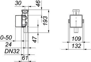 DALLMER Wandeinbau-Siphon 138 Dallmer - DALLMER Wandeinbau-Siphon 138 (GTIN: 4001636026200, HAN: 026200)