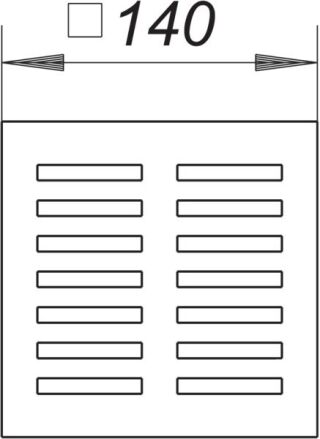 Dallmer - DALLMER Rost K 140 (GTIN: 4001636501172, HAN: 501172)