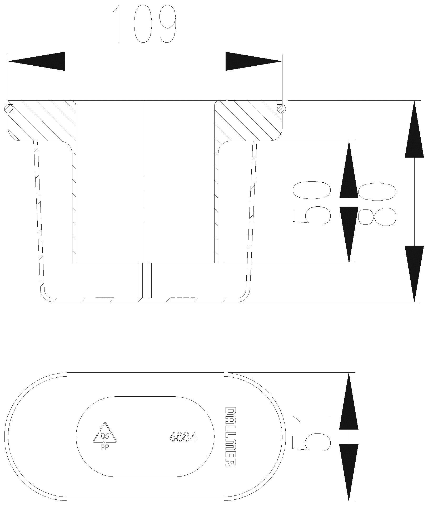 DALLMER Geruchverschluß CeraLine ab 2009