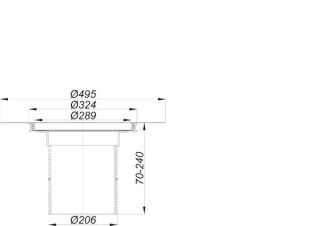 DALLMER DallSafe Aufstockelement Dallmer - DALLMER DallSafe Aufstockelement (GTIN: 4001636720245, HAN: 720245)