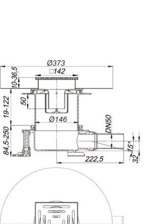 DALLMER DallDrain Pure Vario Bodenablauf Dallmer - DALLMER DallDrain Pure Vario Bodenablauf (GTIN: 4001636517043, HAN: 517043)