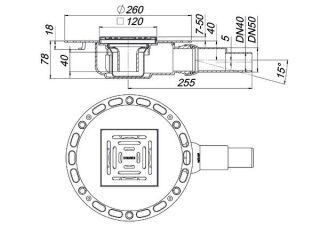 DALLMER TistoPlan Bodenablauf Dallmer - DALLMER TistoPlan Bodenablauf