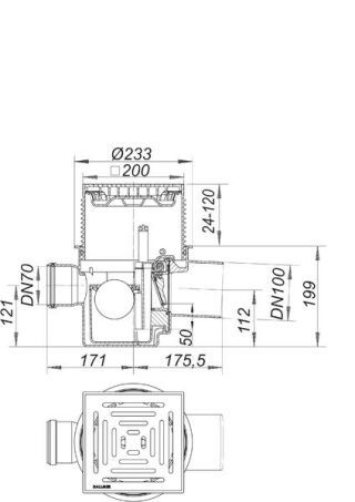 DALLMER DallFlex DallSafe Rückstau-Kellerablauf Dallmer - DALLMER DallFlex DallSafe Rückstau-Kellerablauf