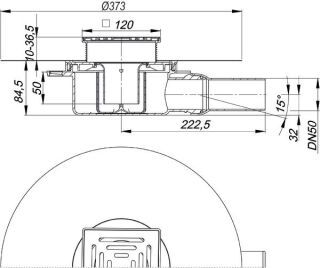 DALLMER DallDrain Select Bodenablauf Dallmer - DALLMER DallDrain Select Bodenablauf