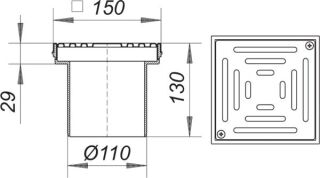 DALLMER Boden-/Ferneinlauf Dallmer - DALLMER Boden-/Ferneinlauf