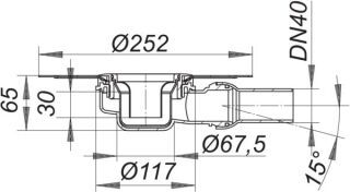 DALLMER Duschablauf ORIO N Dallmer - DALLMER Duschablauf ORIO N