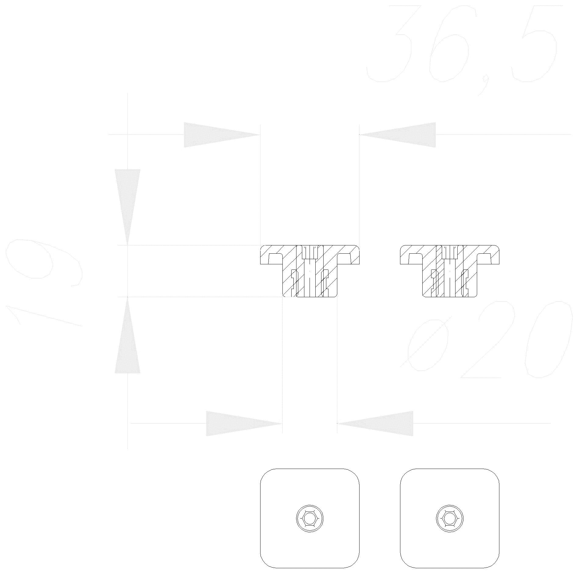 DALLMER Stellschrauben-Set CeraLine