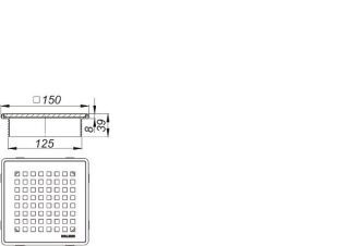 Dallmer - DALLMER DallDrain Select Quadra Aufsatz