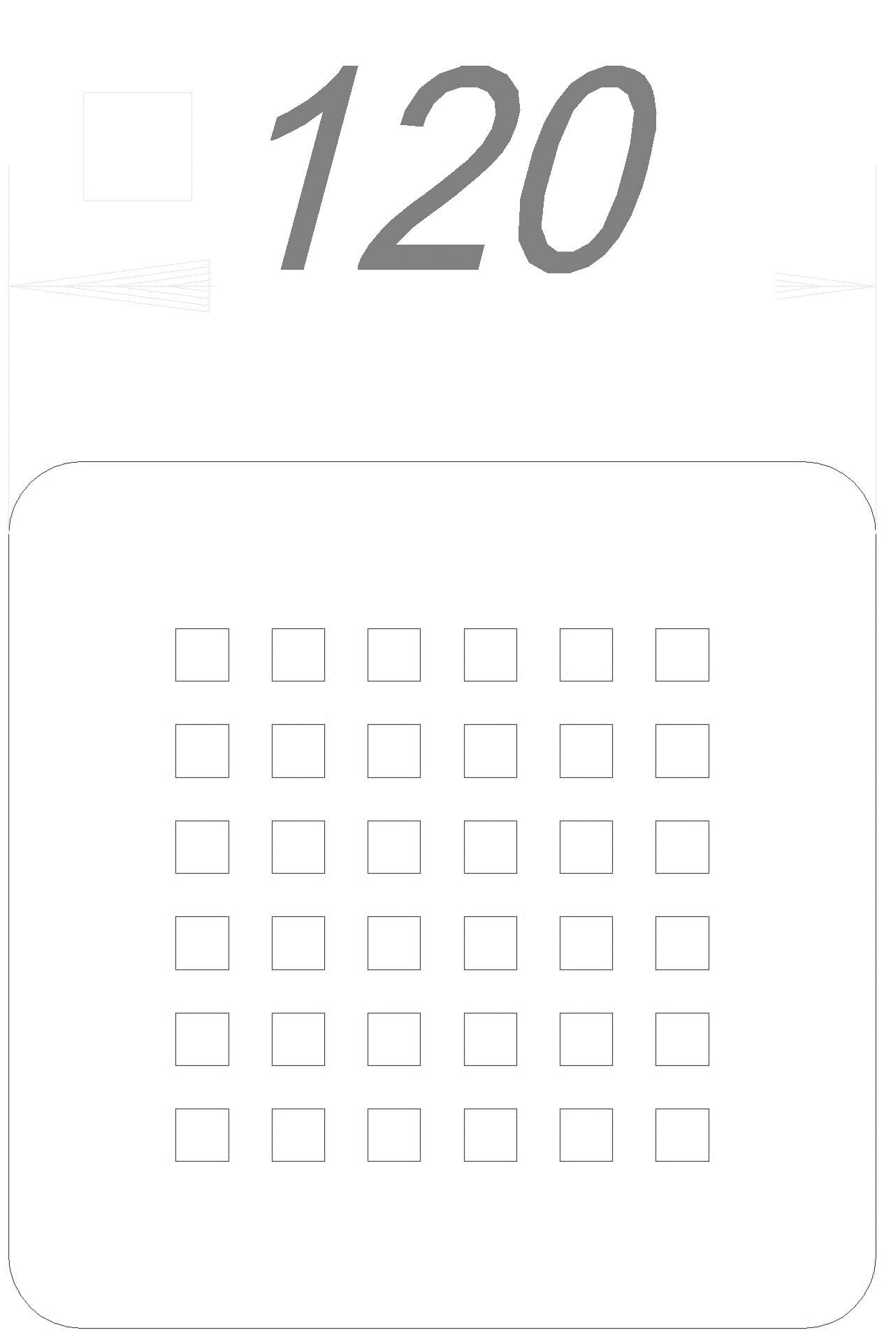 DALLMER Rost Quadra 120r10, 120 x 120 mm