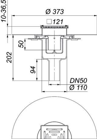 DALLMER DallDrain Select Bodenablauf senkrecht Dallmer - DALLMER DallDrain Select Bodenablauf senkrecht