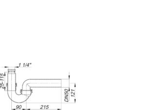 DALLMER Röhren-Siphon Dallmer - DALLMER Röhren-Siphon