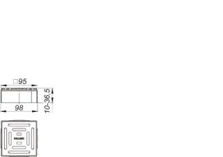 DALLMER DallDrain Pure Aufsatz  Dallmer - DALLMER DallDrain Pure Aufsatz