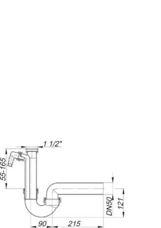 DALLMER Röhren-Siphon Dallmer - DALLMER Röhren-Siphon