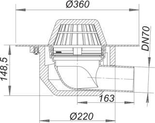 DALLMER Dachablauf 64 Dallmer - DALLMER Dachablauf 64