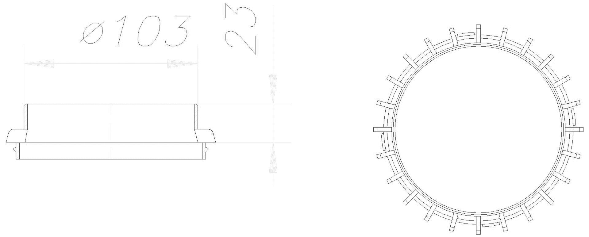 DALLMER Einlaufelement/Kiesfang S 10