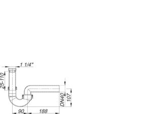 DALLMER Röhren-Siphon Dallmer - DALLMER Röhren-Siphon