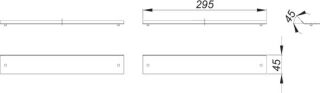 DALLMER CeraWall Individual Duo Abdeckung Dallmer - DALLMER CeraWall Individual Duo Abdeckung