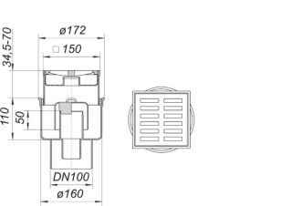 DALLMER Kellerablauf 61 Dallmer - DALLMER Kellerablauf 61 (GTIN: 4001636610867, HAN: 610867)
